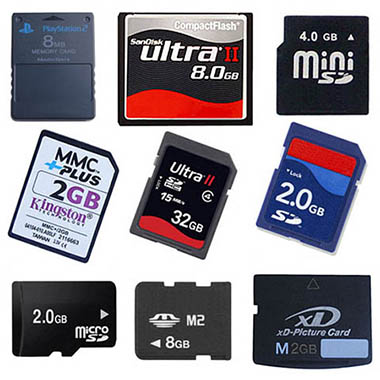 tipos tarjetas de memoria para camaras digitales